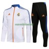 Real Madrid Ensemble Vestes d'Entraînement 21-22 Blanche Pour Homme